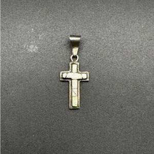 FB Opal Cross Pendant